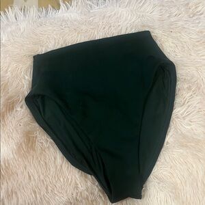 Left on Friday Palm Green Hi Hi Bikini Bottoms - Small